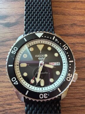 Seiko 5 Sports SRPD55 Automatic "5KX" - Black Dial & Bezel - 42.5mm